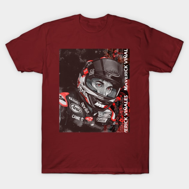 Maverick Vinales T-Shirt by Kiflipelu25